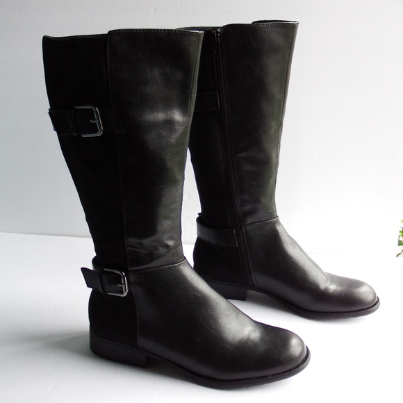 NIB Black Riding Boots by LifeStride Size 10 - Picture 1 of 6